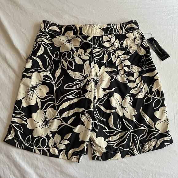 Polo by Ralph Lauren Hawaiian Floral Swim Trunks Shorts Size 28 Small NWT - Picture 2 of 10